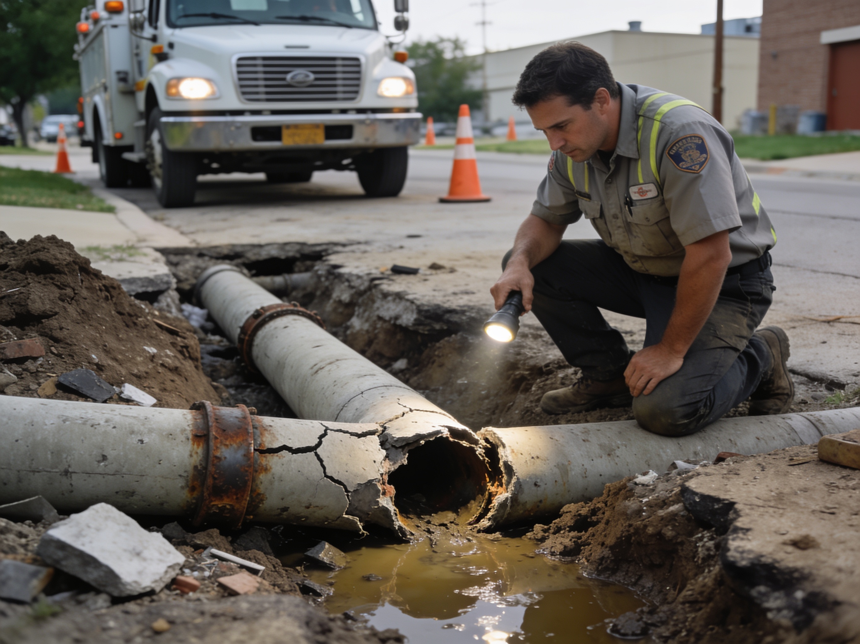 Collapsed Sewer Line Symptoms in Grapevine